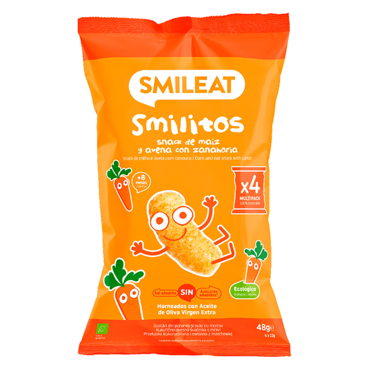 Smileat Organic Smilitos Mix Pack, 4 bags