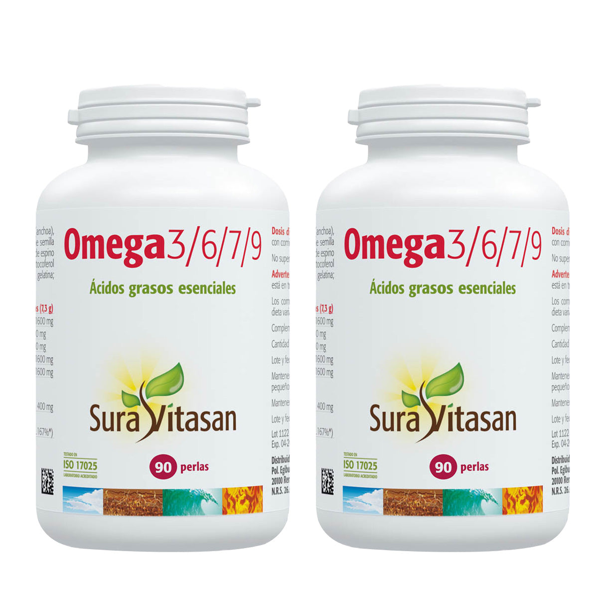 2x Omega 3/6/7/9 Pack, Sura Vitasan, 90 Softgels