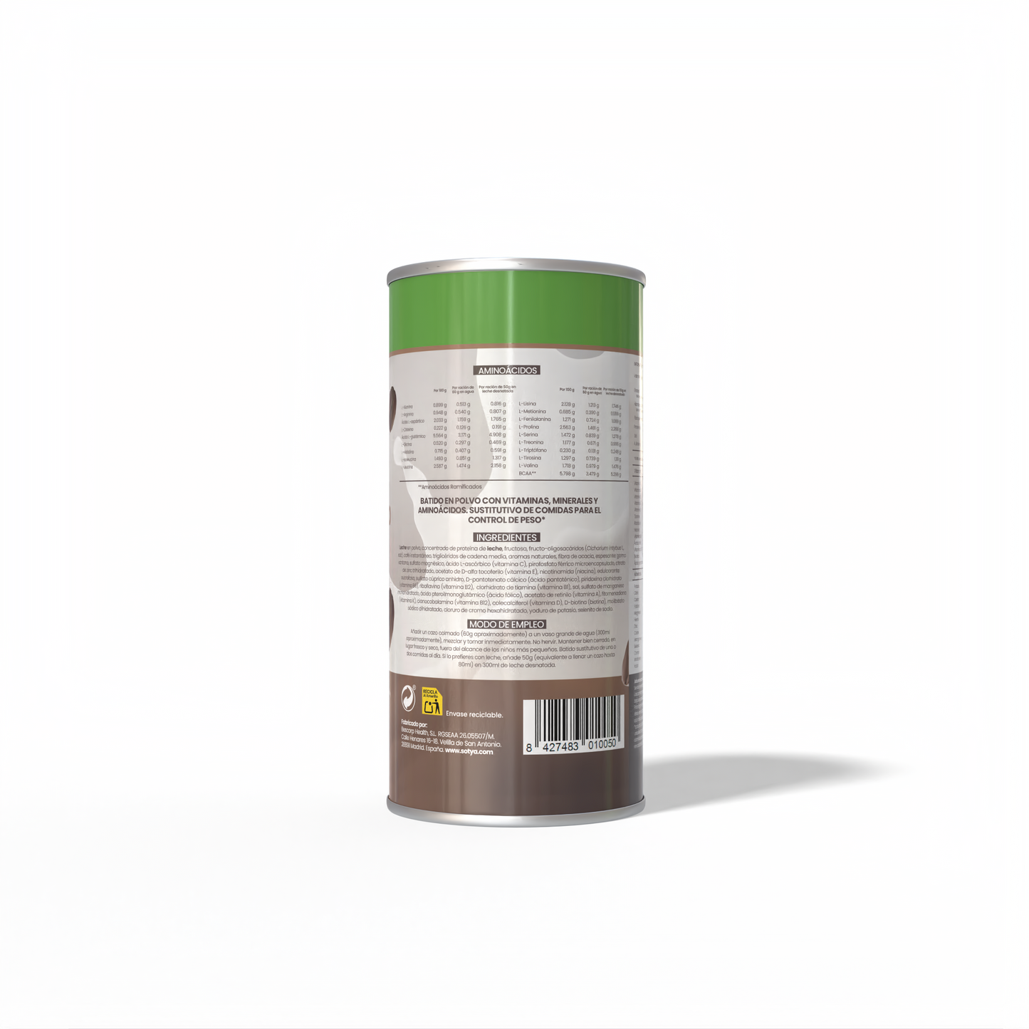 Frullato saziante Cappuccino Sotya, 700 g