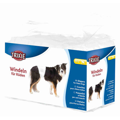 Trixie 12 couches pour chien mâle M-L 46-60 cm