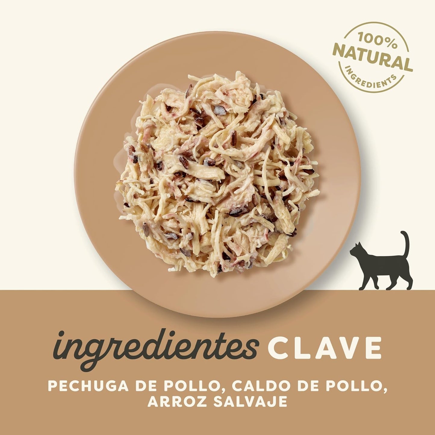 Cibo umido per gatti Bustina Pollo con riso selvatico 70 g Applaws Cat