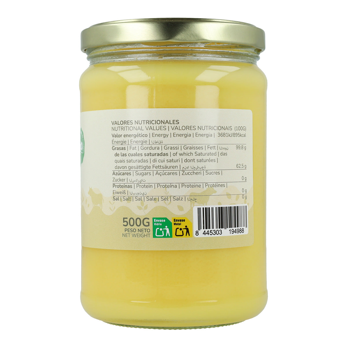 Confezione 3xGhee burro chiarificato ECO Planeta Huerto 500 gr