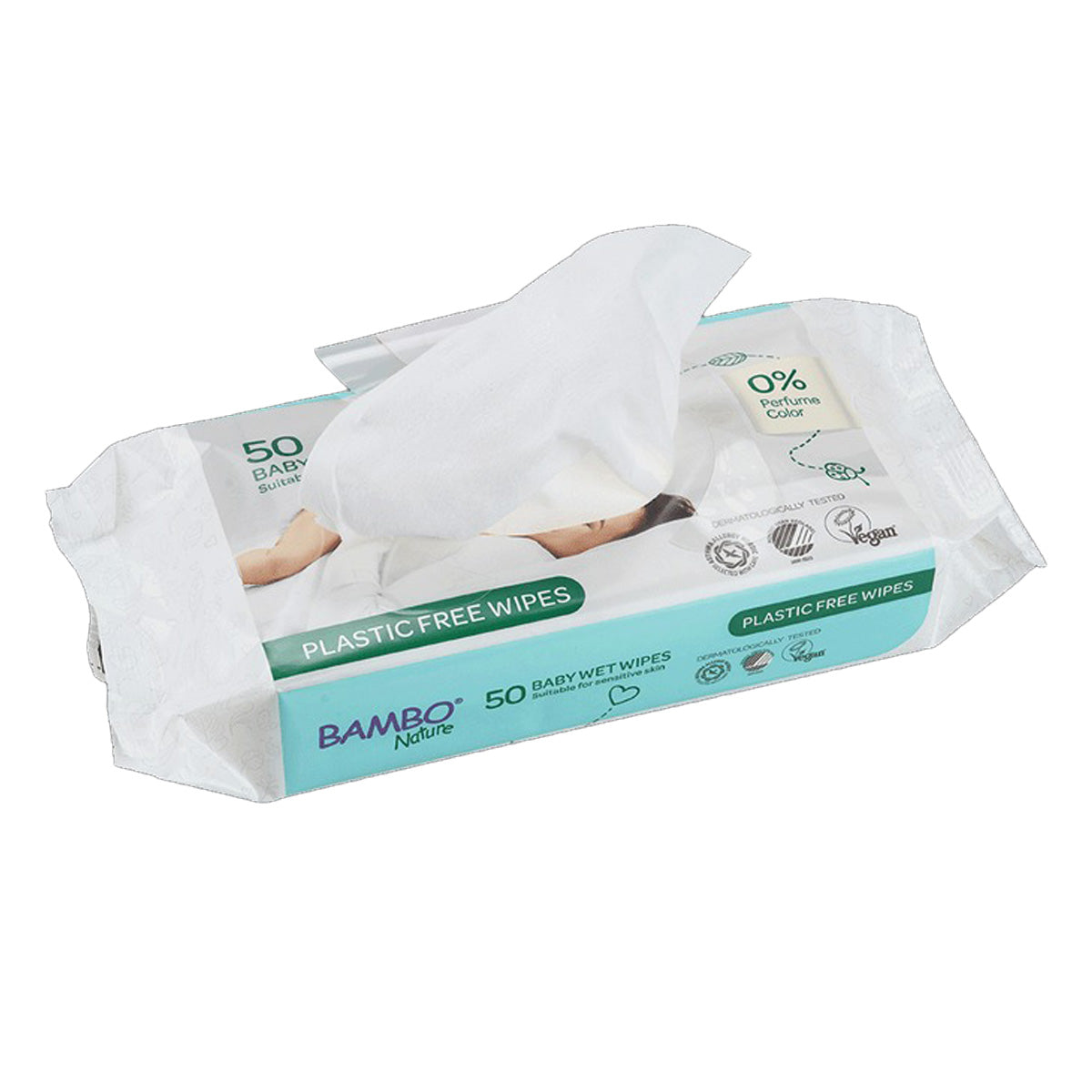 Lingettes humides Bambo Nature 80 unités