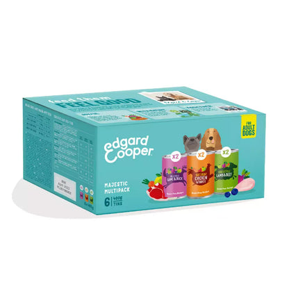 Edgard & Cooper wet dog food multipack 6 x 400 g