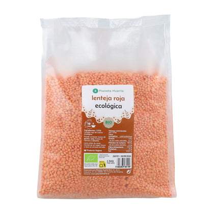 Red Lentils ECO Planeta Huerto 2,5 kg