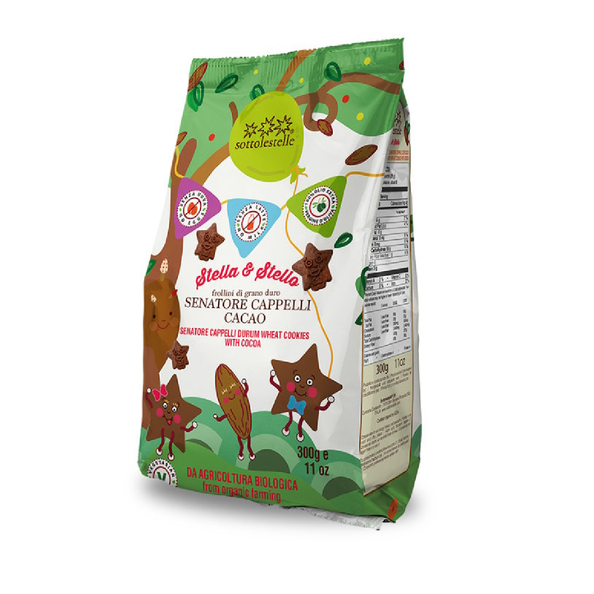 Senatore Cappelli Wheat Biscuits with Cocoa Stella&Stello Sottolestelle 300g