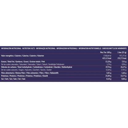 Paleobull Energie-Riegel mit Blaubeeren und Sonnenblumenkernen 55 g