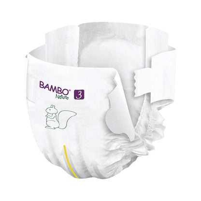 Confezione Pannolini Bambo Nature taglia 3, (4-8 kg), 3 x 28 unità
