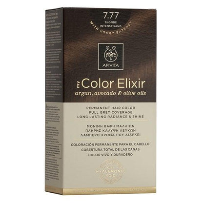 Haarfarbe My Color Elixir N7.77 Intensives Sandblond Apivita
