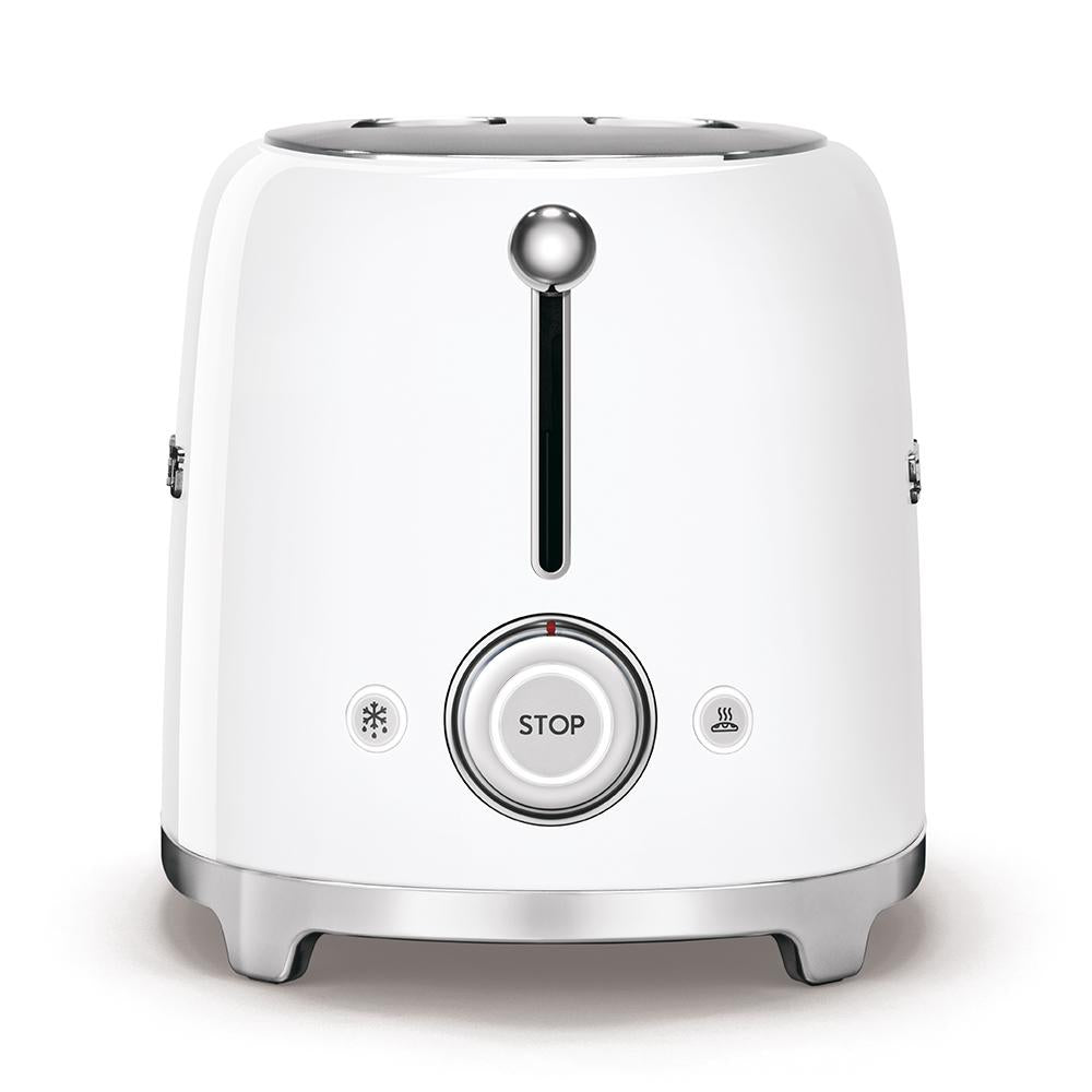 Tostador SMEG 2 ranuras 50's Style blanco