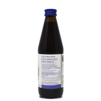 Succo di mirtilli rossi puro Demeter Voelkel 330 ml