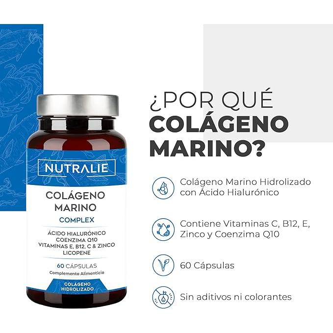Nutralie Marine Collagen Complex Hyaluronzuur Huid 60 capsules