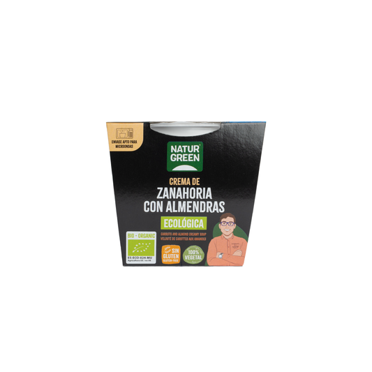 Wortelcrème met amandelen Naturgreen, 310 g