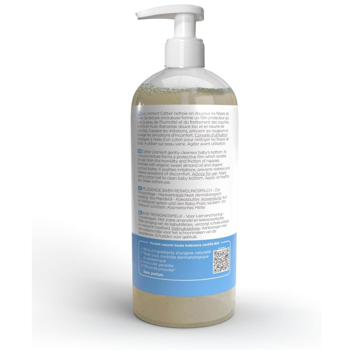Gel douche pour bébés Cattier 500 ml