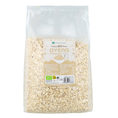 Opakowanie 4x Płatki owsiane bezglutenowe ECO Planeta Huerto 1,5 kg