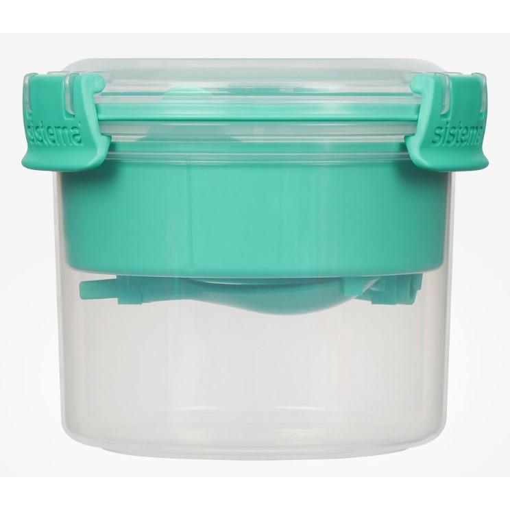 Hermetische ronde snackbak Breakfast To Go 530 ml