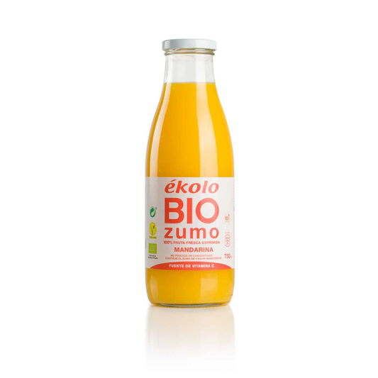 Succo di mandarino biologico 100% spremuto Ékolo 750 ml