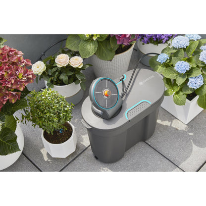 Solar-Bewässerungsset AquaBloom mit Behälter Gardena