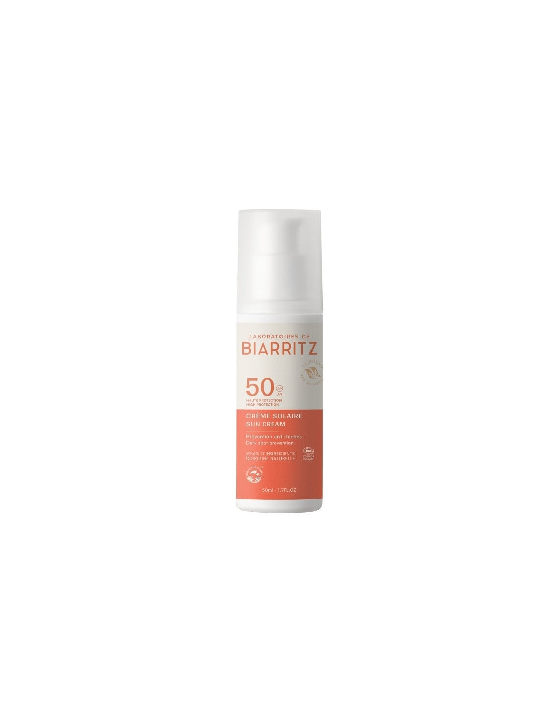 SPF 50 Facial Sunscreen, Laboratorios Biarritz, 50 ml