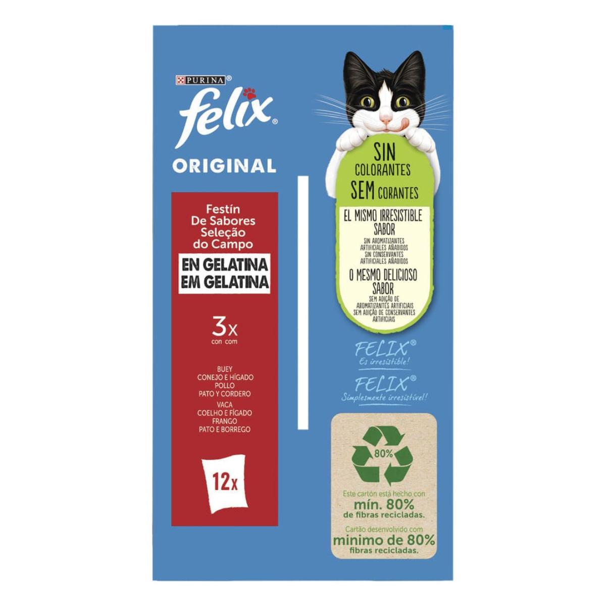 FELIX Original Feast of Flavours in Jelly 12 x 85 g
