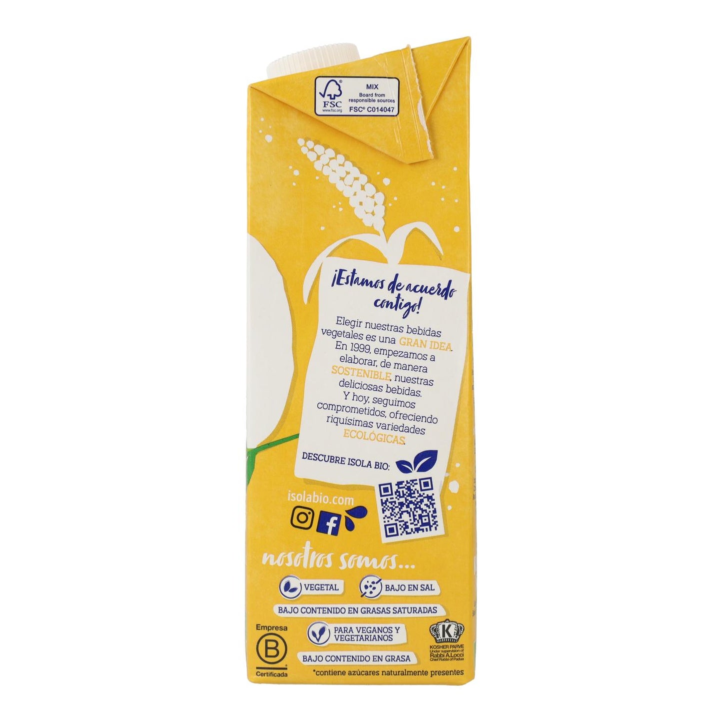 Bebida de Mijo BIO Isola Bio 1L