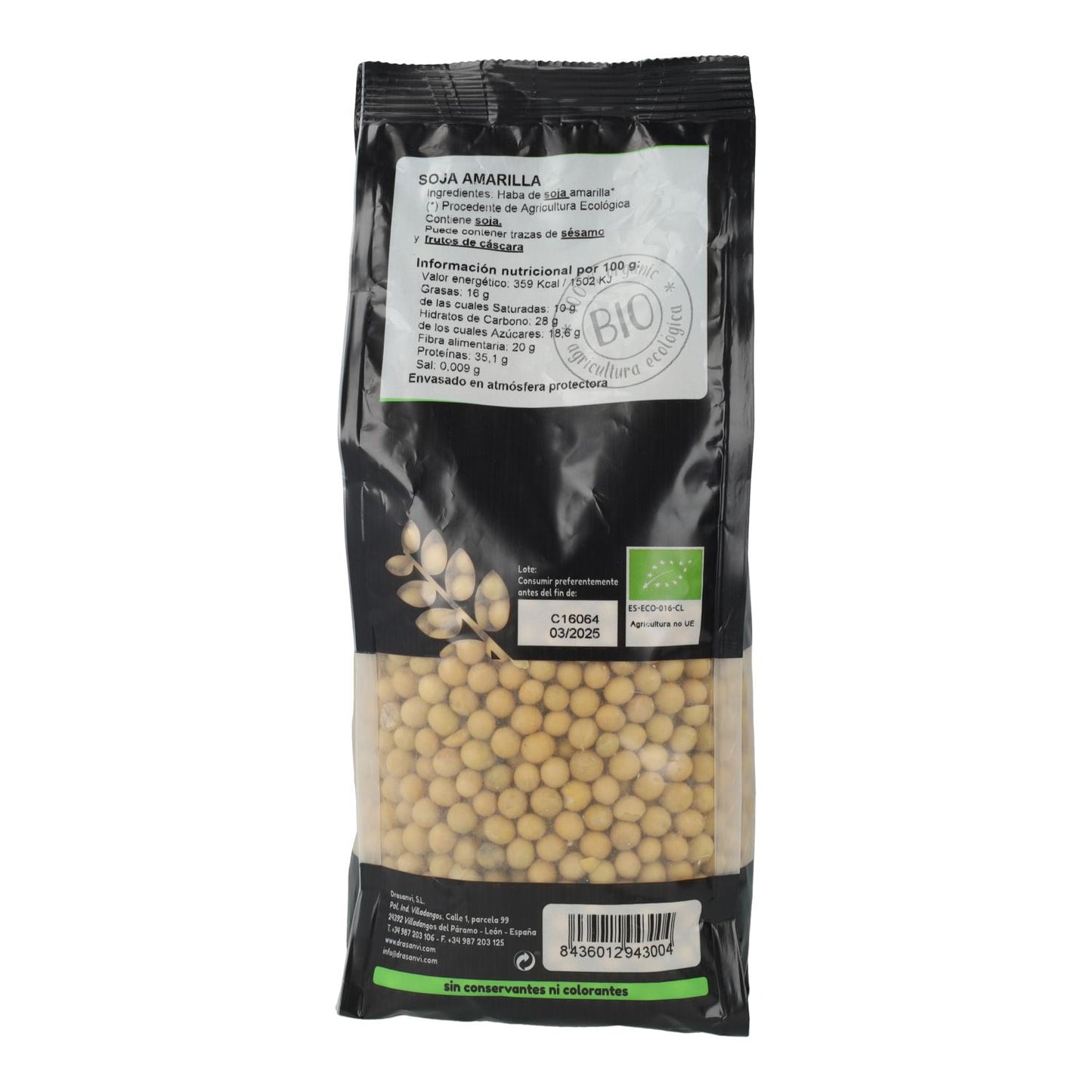 Soja amarilla bio Ecosana 500 g