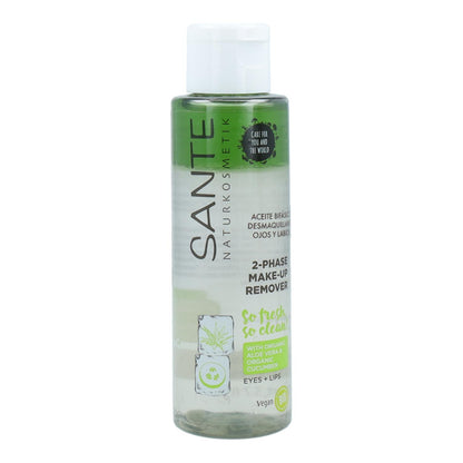 Olio struccante bifasico per occhi e labbra Sante 110 ml