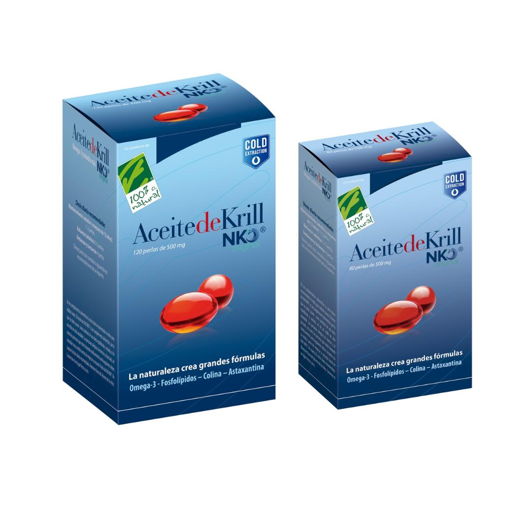 Pack x Huile de krill NKO 500 mg 100 % naturelle  200 gélules