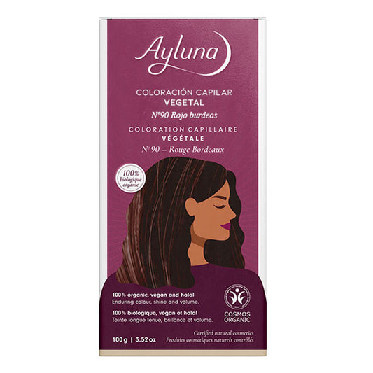 Colorante vegetale 90 Rosso Bordeaux Ayluna, AYLUNA, 100 g