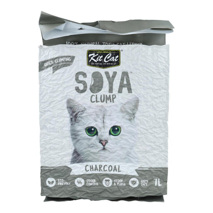 Zestaw Cat Arena Eco SoyaClump - Charcoal 7 l Żwirek dla kotów