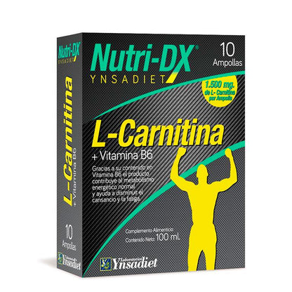 L Carnitine Nutri Dx 10 ampullen Ynsadiet