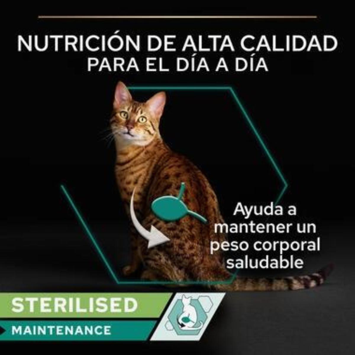 Pro Plan Adult Sterilised Maintenance Cat Food with Tuna and Salmon Purina 12 x 85 g tins