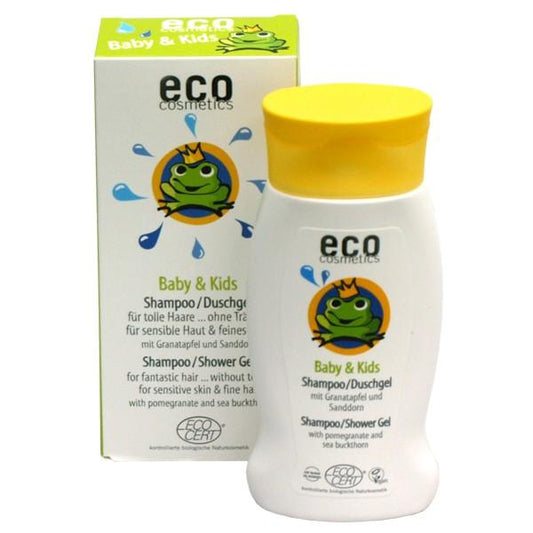 Shampooing - Gel douche Bébé et Enfant, EcoCosmetics 200 ml