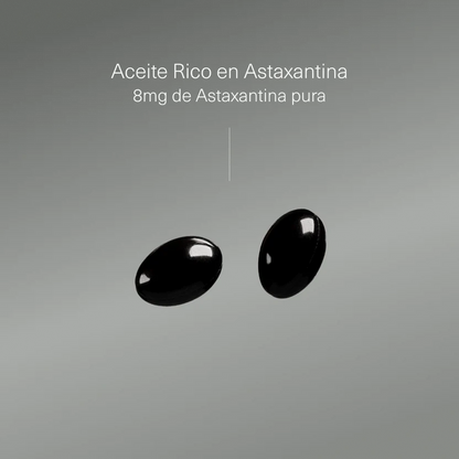 Ren naturlig astaxantin 8 mg, 160 mg Astaxantinarik olja Aldous Bio 120 kapslar