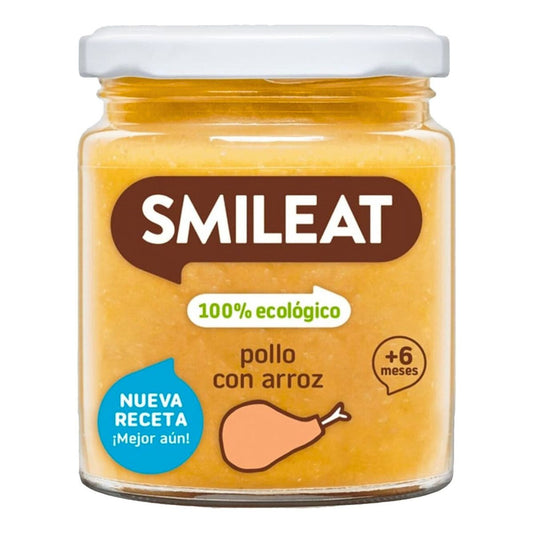 Słoiczek BIO kurczak z ryżem +6 miesięcy Smileat, 230 g
