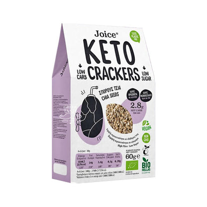Joice Foods Chia Seed Keto Crackers 60g