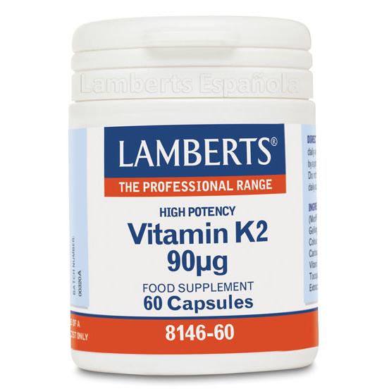 Vitamina K2 90 mcg 60 capsule Lamberts