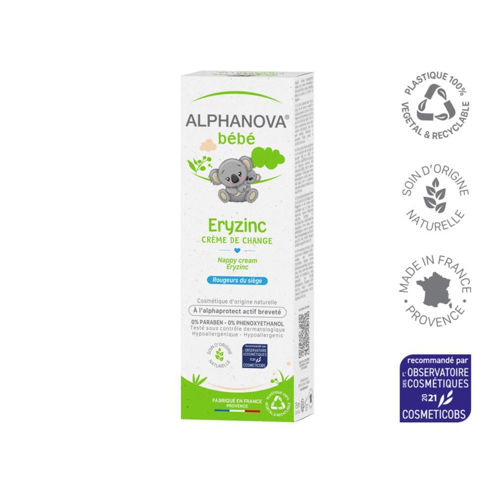 Crème pour les fesses de bébé Eryzinc Alphanova 75 g