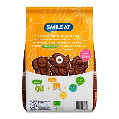 Pack 3 x Galleta espelta, avena y cacao ECO 220 g Smileat