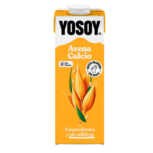 Bevanda di avena con calcio senza glutine YOSOY 1L