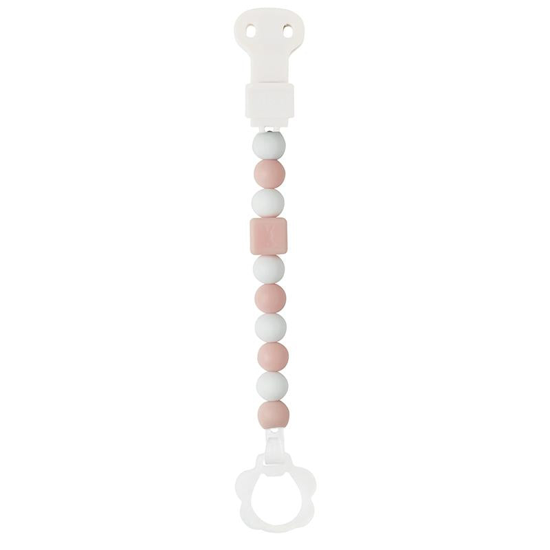 Fopspeenclip  (met fopspeenclip) Doukidou Blauw-Wit
