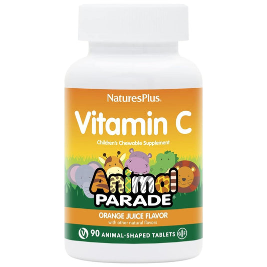 Animal Parade Witamina C Nature's Plus, 90 tabletek do żucia