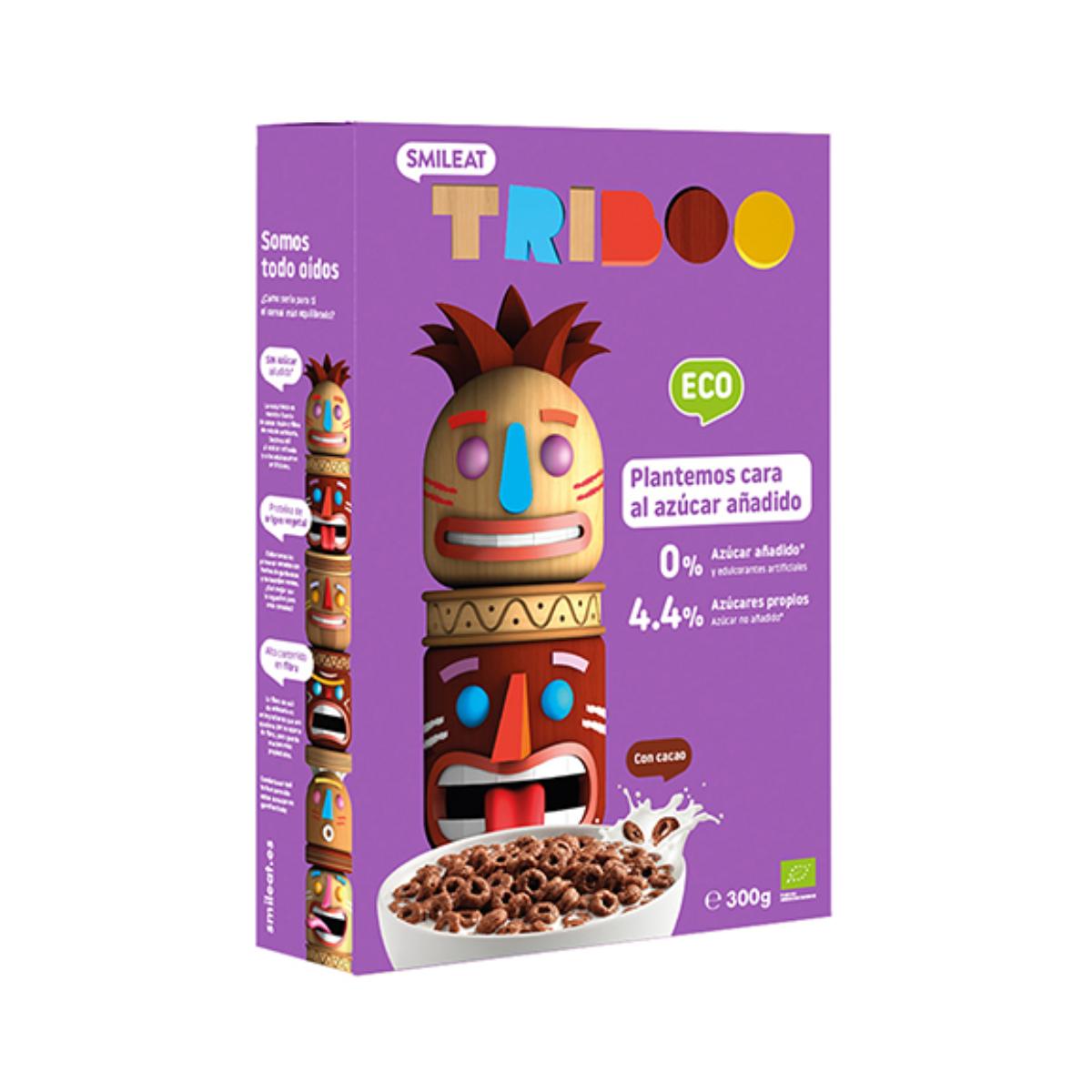 Cereali per la colazione al gusto di cioccolato ECO 300 g, Triboo