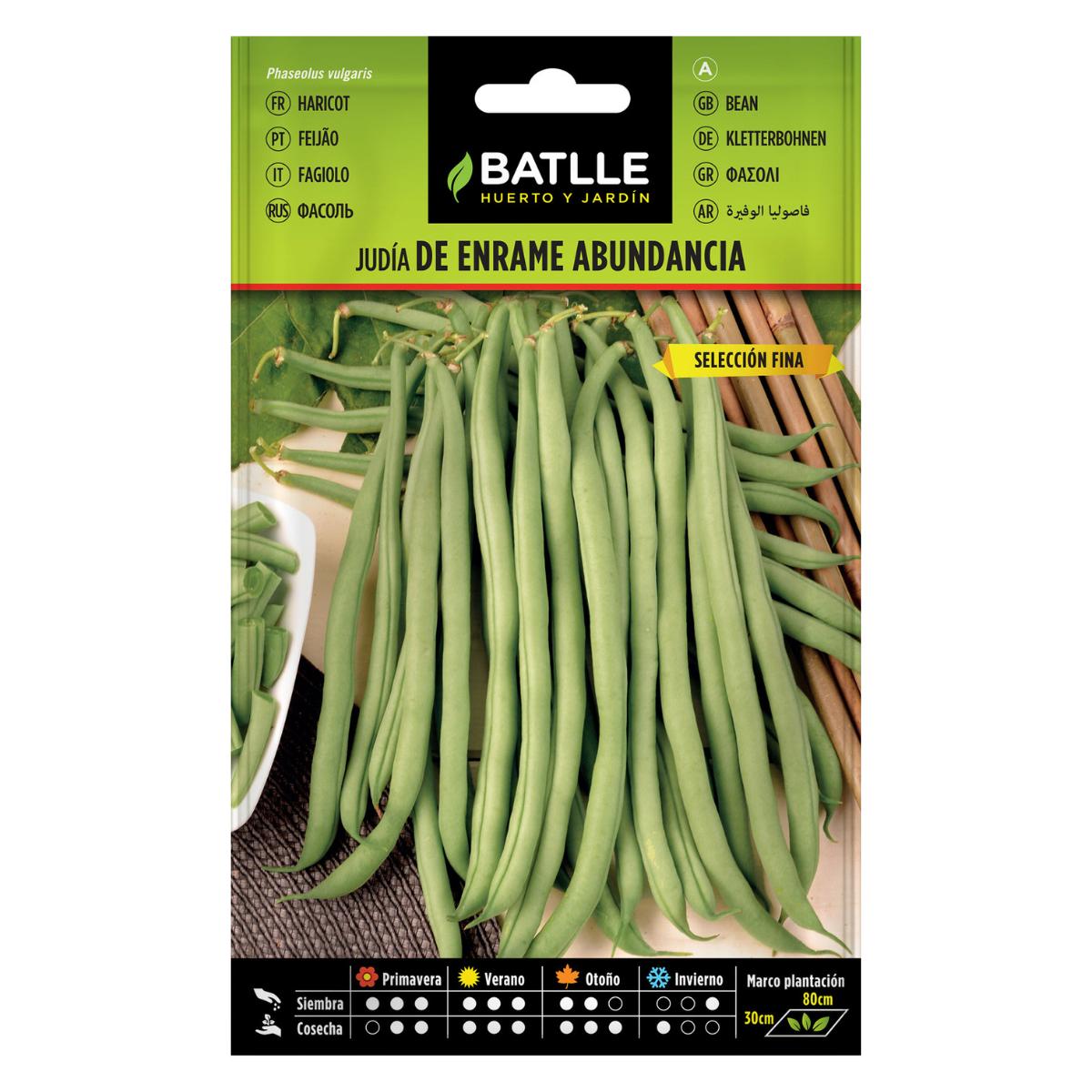 Semi di fagiolo rampicante Abbondanza 25 g Batlle
