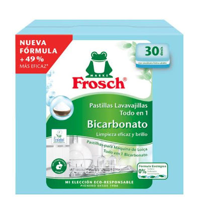 Confezione da 8 detersivi per piatti Frosch, 30 pastiglie