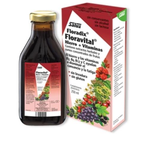 Floravital IJzer en vitamines Salus 250 ml