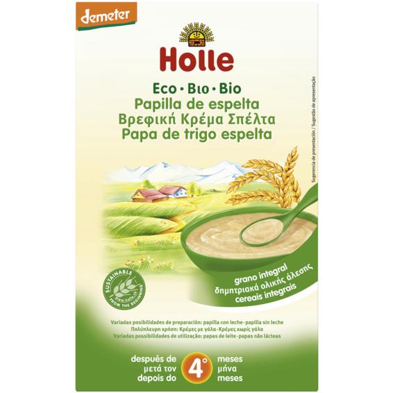 Biologische speltpap +4 maanden Holle 250 g