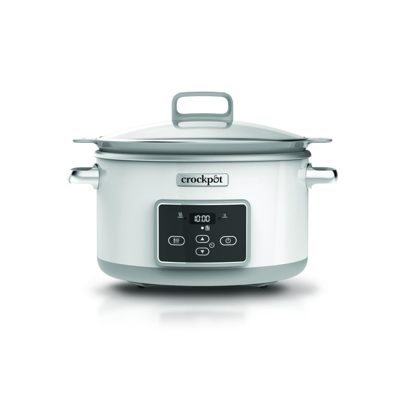 Pentola a cottura lenta Crockpot DuraCeramic Sauté 5 L CSC026X (ricondizionata)