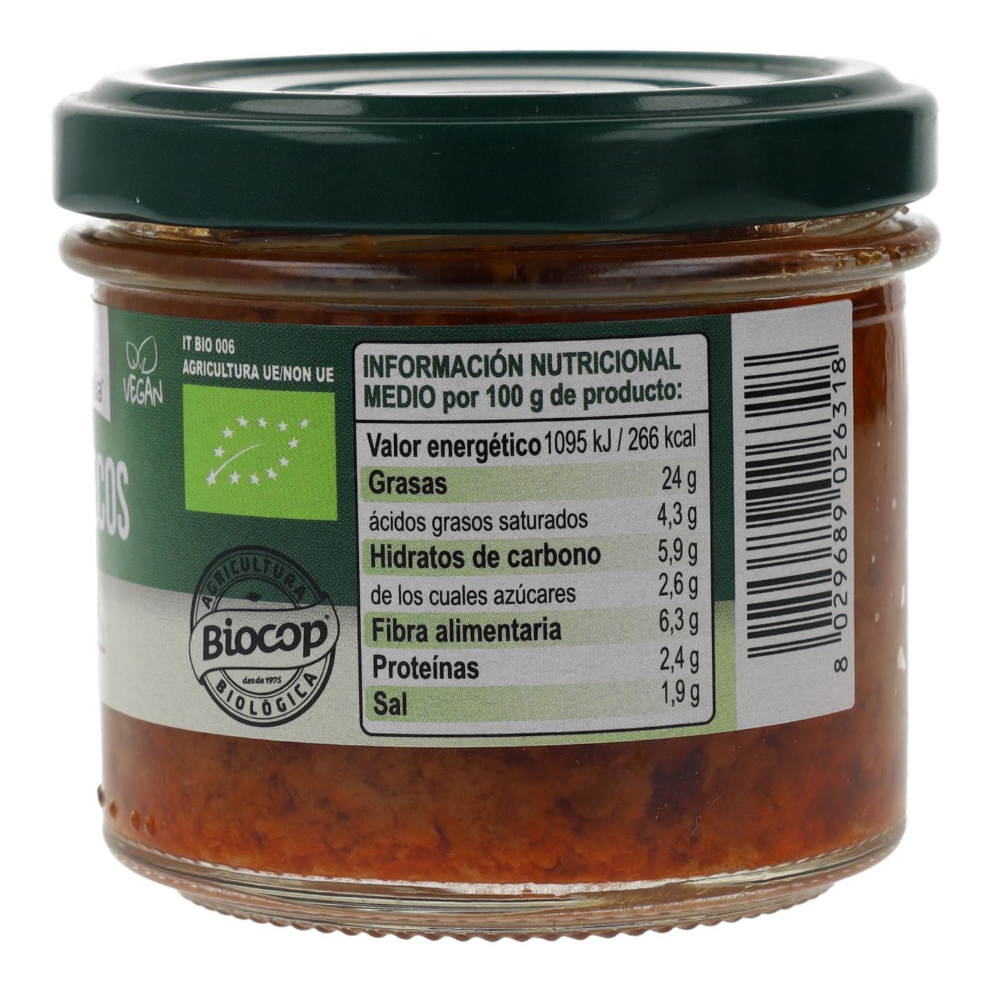 Pâté de tomates séchées bio Organica Italia 100 g