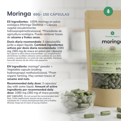 Biologische Moringa Planet Garden 150 capsules